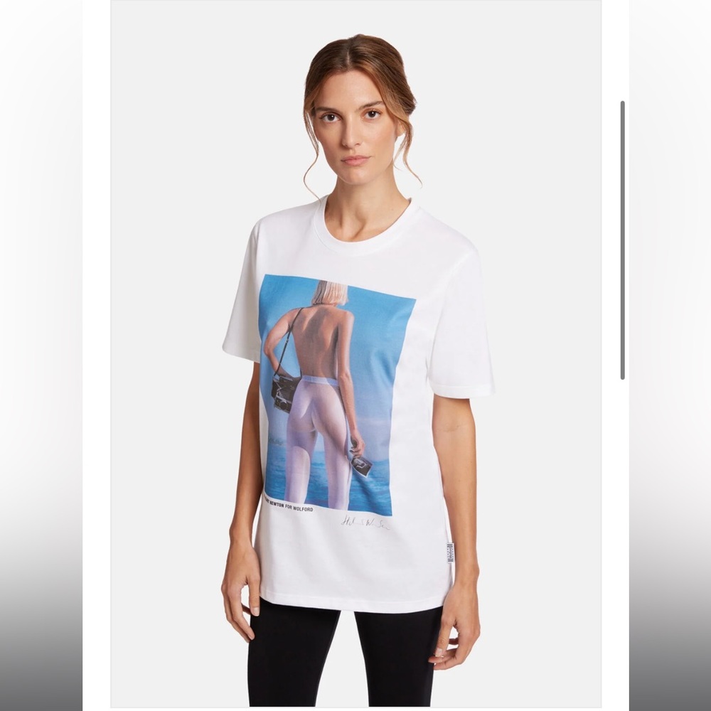 NWOT WOLFORD 52805 Newton T-Shirt